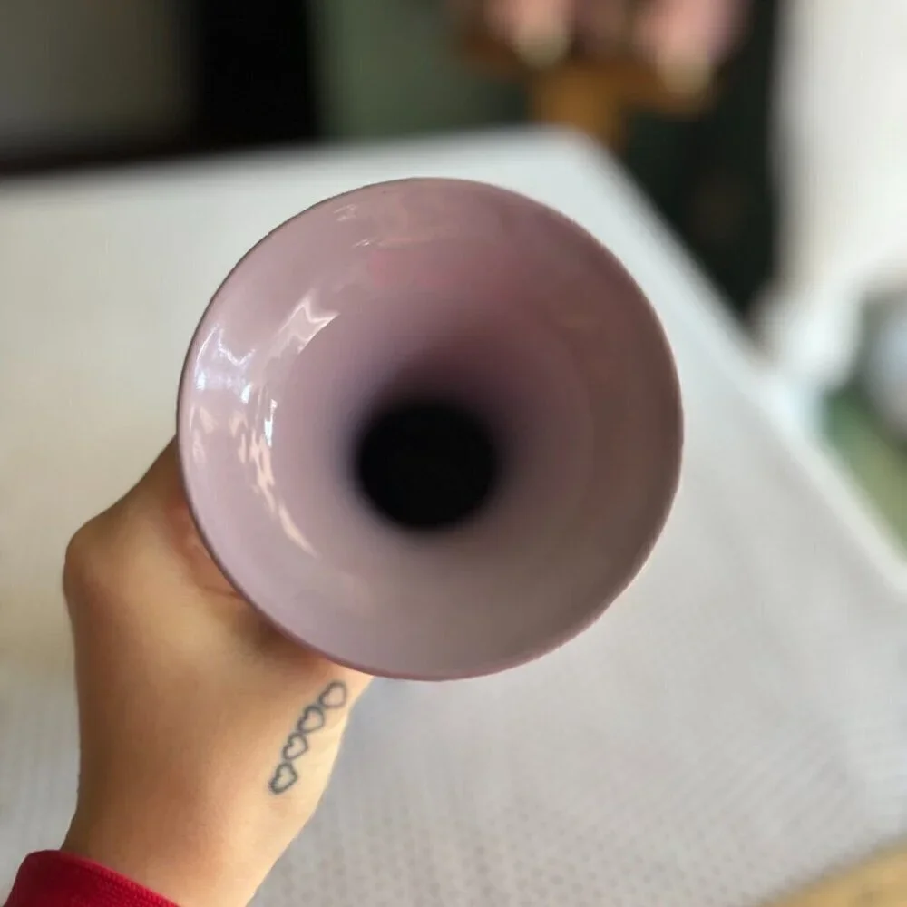 Vintage Purple Lavender Vase Art Deco Modern
